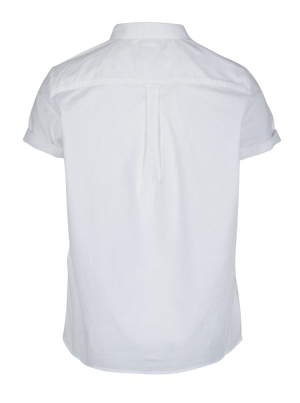 Biela košeľa s krátkym rukávom Burton Menswear London