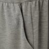 Sivé voľné melírované mikinové šaty s kapucňou Moss Copenhagen