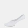 Kolekcia troch párov bavlnených sneaker ponožiek v bielej farbe Bellinda Invisible