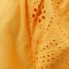 Oranžová blúzka s odhalenými ramenami a madeirou Dorothy Perkins