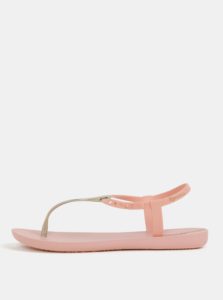 Ružové sandálky s detailmi v zlatej farbe Ipanema Charm V