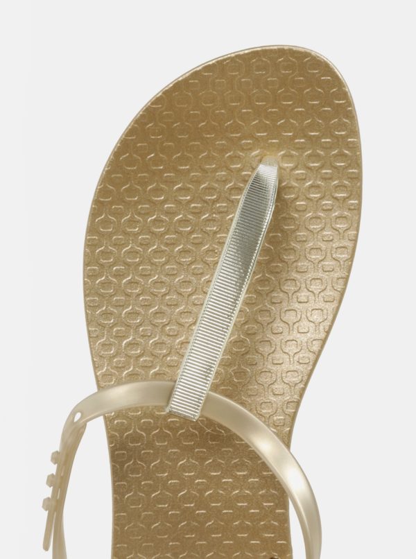 Metalické sandálky v zlatej farbe Ipanema Class Exclusive