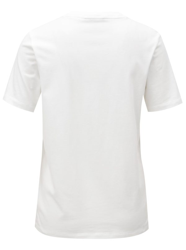 Biele dámske tričko s potlačou adidas Originals
