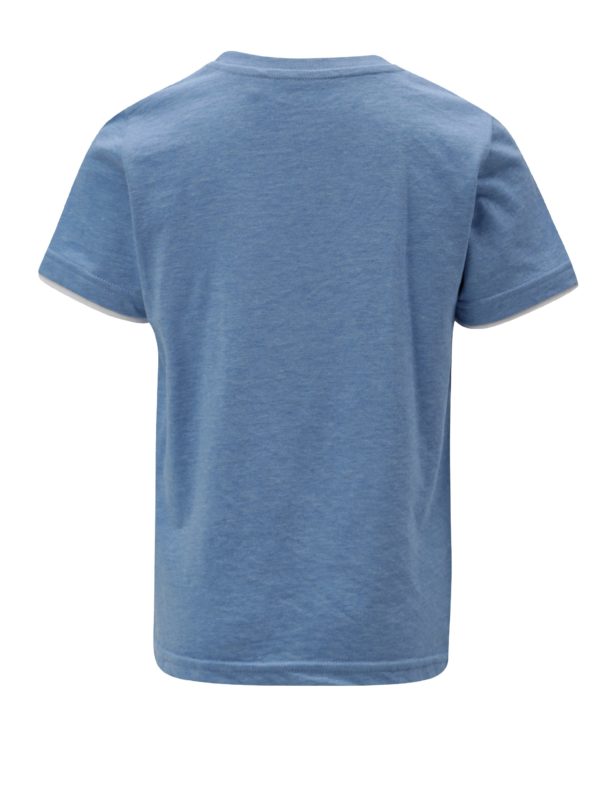 Modré chlapčenské tričko s potlačou 5.10.15.