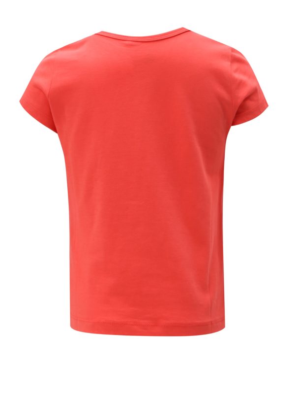 Červené dievčenské tričko s magickými flitrami name it Jip