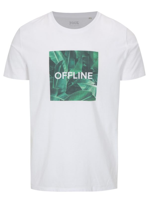 Biele pánske tričko ZOOT Original Offline