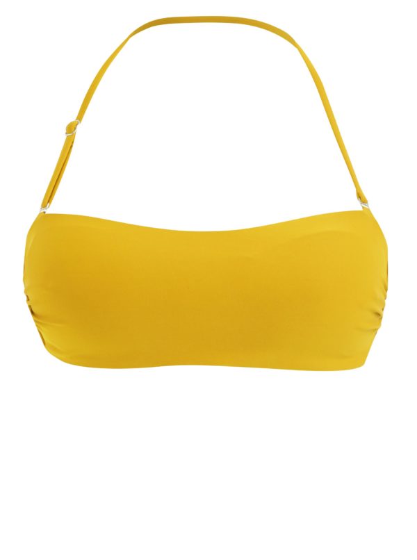 Žltý horný diel plaviek s odopínateľnými ramienkami ZOOT