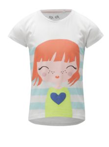 Modro-biele vzorované dievčenské tričko 5.10.15.