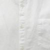 Biela ľanová košeľa s krátkym rukávom Burton Menswear London