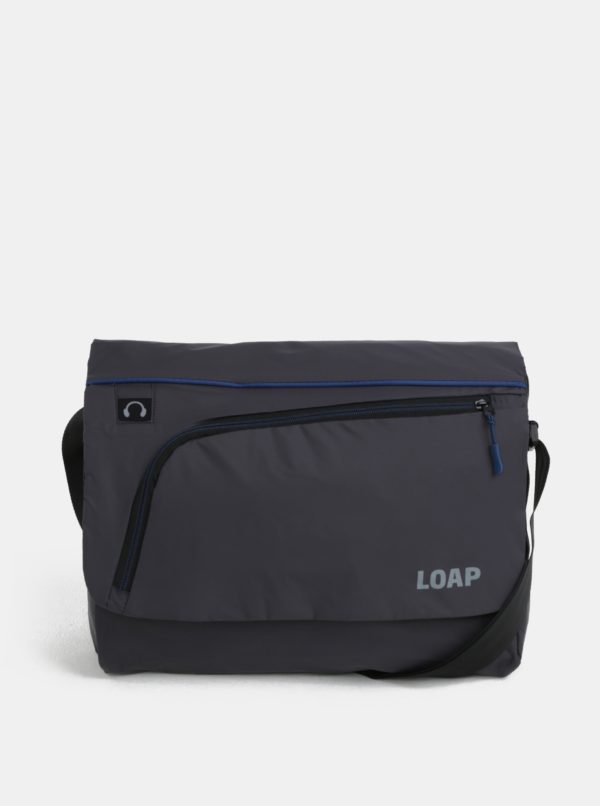 Modro-sivá pánska taška na notebook LOAP Gotsa