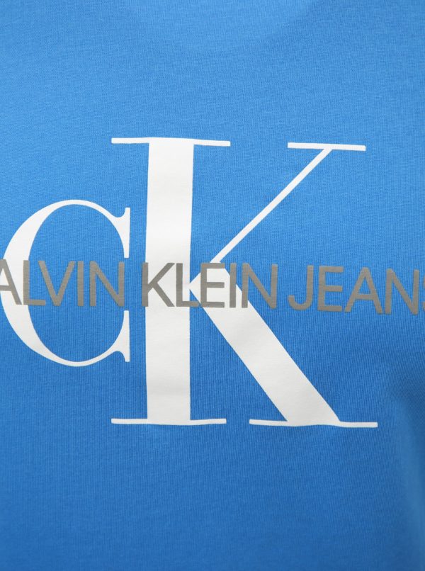 Modré pánske tričko Calvin Klein Jeans