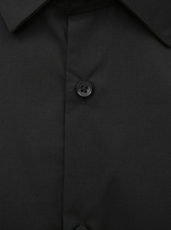 Čierna slim fit košeľa Burton Menswear London