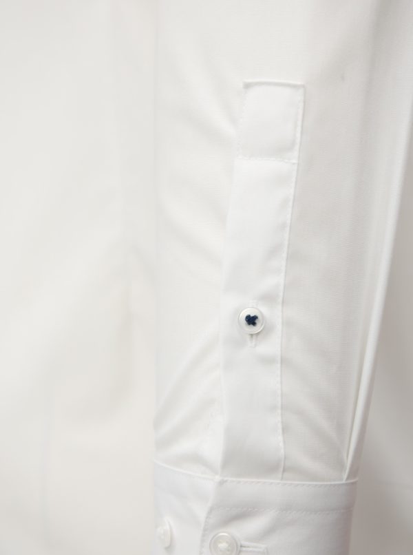 Biela skinny fit košeľa Burton Menswear London