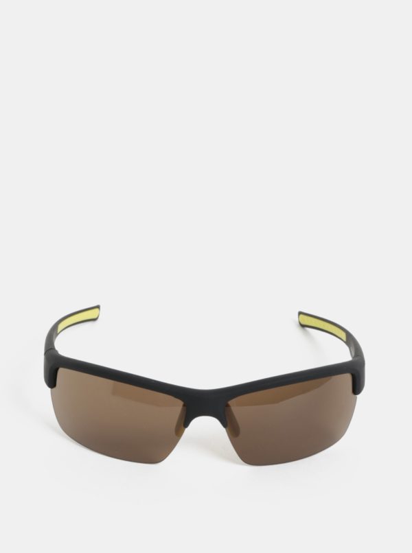Žlto-čierne pánske slnečné okuliare Dice Sport