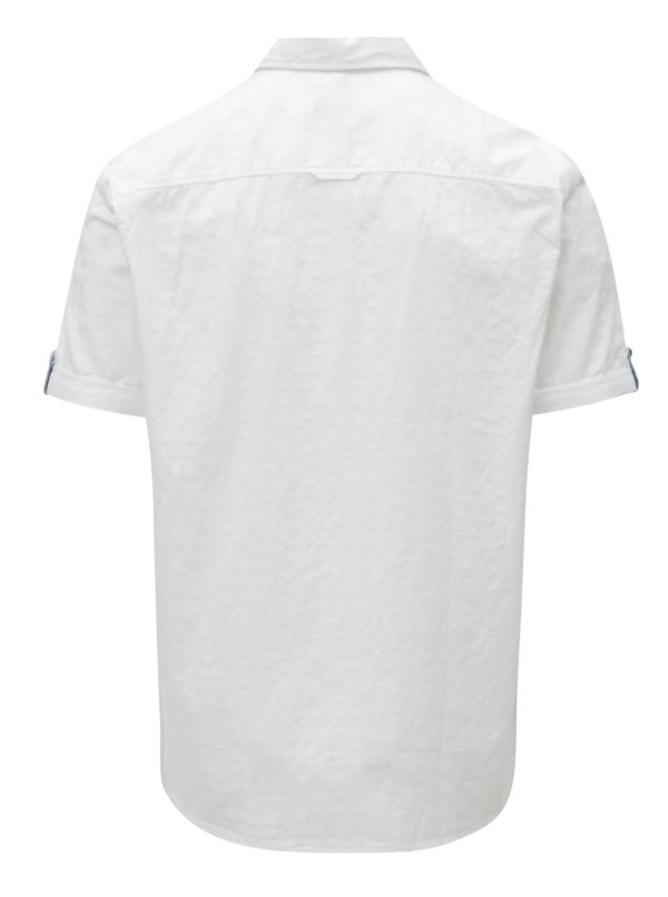 Biela pánska regular fit košeľa s krátkym rukávom s.Oliver