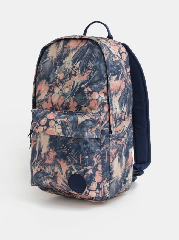 Ružovo-modrý dámsky vzorovaný batoh Converse EDC Backpack 19 l