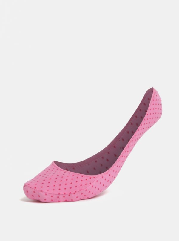 Súprava dvoch párov ružových vzorovaných ponožiek Andrea Bucci Second 60 DEN