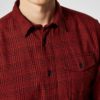Čierno-červená kockovaná regular fit košeľa Selected Regval demar