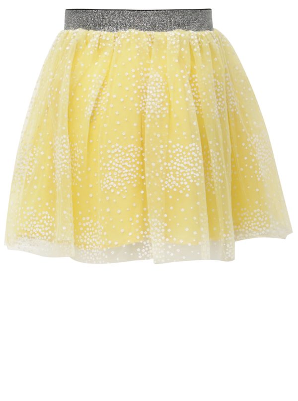 Žltá dievčenská sukňa s potlačou name it Kellow
