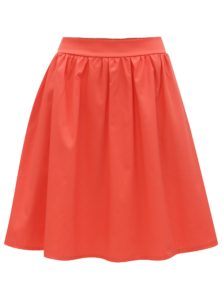 Oranžová sukňa s vreckami ZOOT