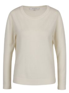 Krémový kašmírový sveter Selected Femme Aya