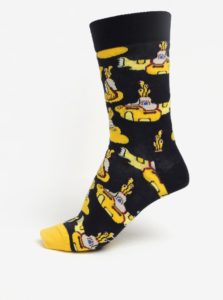 Žlto-čierne unisex ponožky Happy Socks Yellow Submarine