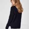 Tmavomodrý sveter Selected Femme