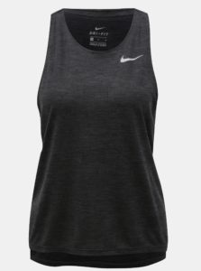 Sivé dámske vzorované funkčné tielko Nike Medalist