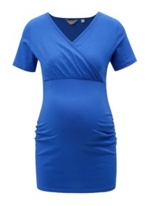 Modré tehotenské tričko Dorothy Perkins Maternity