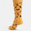 Žlté pánske vzorované ponožky Happy Socks Hotdog