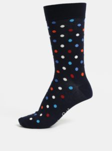 Modré vzorované pánske ponožky Happy Socks Dot