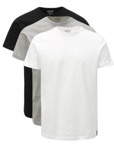 Súprava troch pánskych tričiek s krátkym rukávom NUGGET Scale
