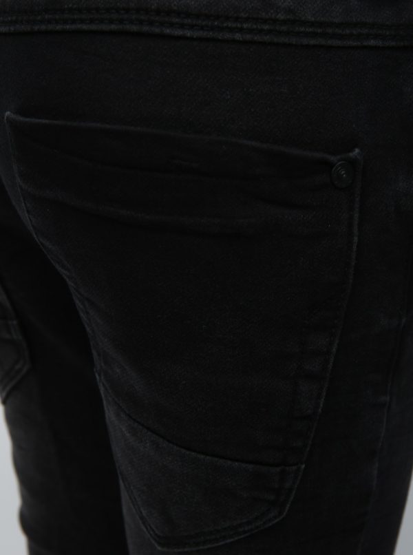 Čierne chlapčenské nohavice s elastickým pásom Name it