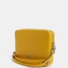 Žltá kožená kabelka ELEGA