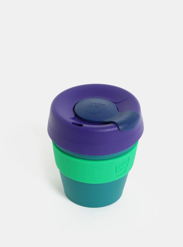 Fialovo-zelený cestovný hrnček KeepCup Original Small