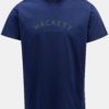 Modré classic fit tričko Hackett London