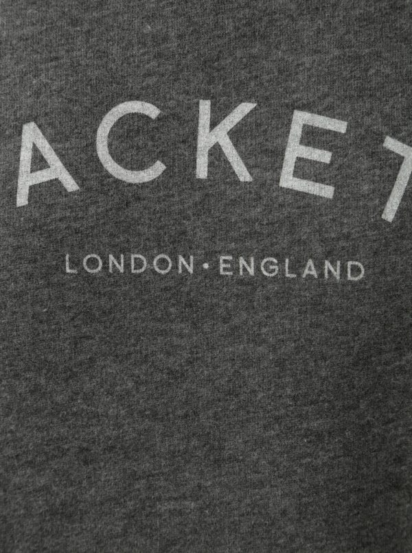 Sivá classic fit mikina Hackett London