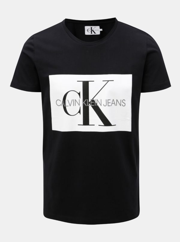 Čierne pánske tričko Calvin Klein Jeans