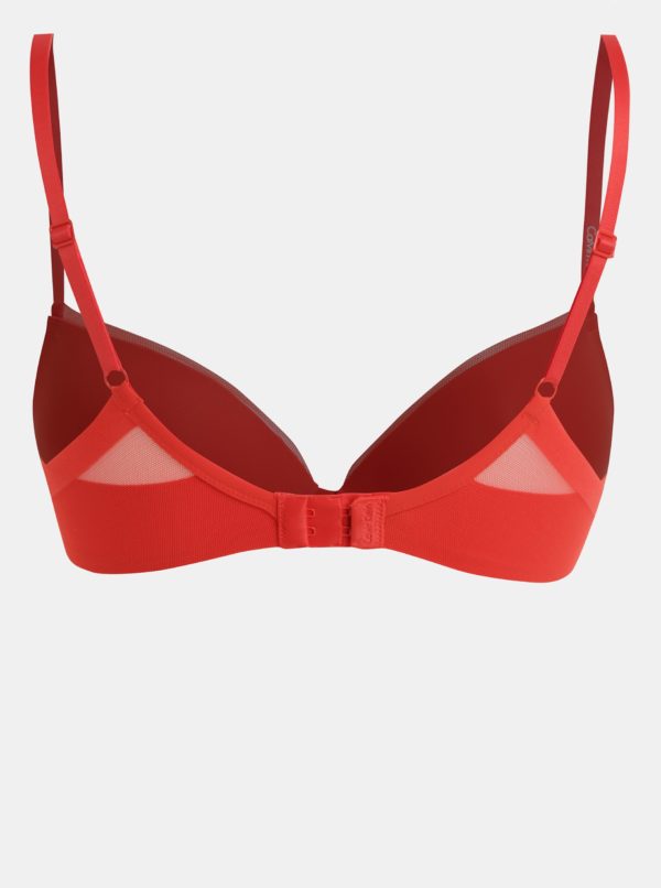 Červená push up podprsenka Calvin Klein Underwear