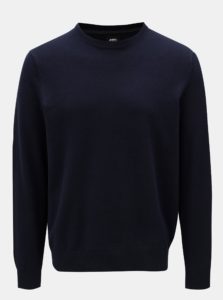 Tmavomodrý sveter Burton Menswear London
