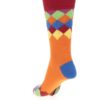 Súprava troch unisex vzorovaných ponožiek v modrej, oranžovej a zelenej farbe Oddsocks Charlie