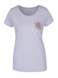 Svetlomodré dámske žíhané tričko ZOOT Originál Atom