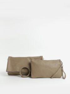 Béžová kožená kabelka s puzdrom 2v1 ZOOT