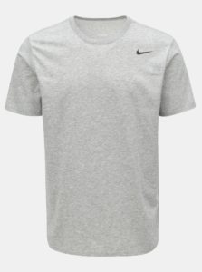 Sivé pánske melírované tričko Nike