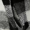 Krémovo-čierny dámsky vzorovaný kabát Broadway Maisy