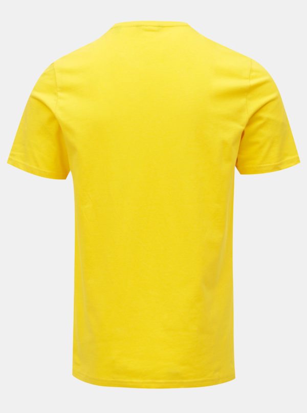 Žlté tričko s potlačou ONLY & SONS