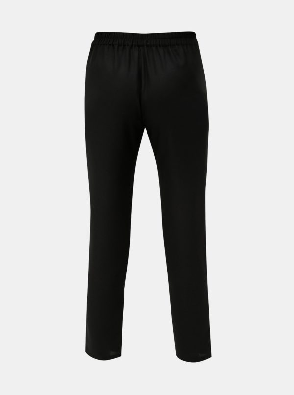 Čierne skrátené nohavice s vysokým pásom Blendshe Sacha