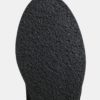Čierne semišové chelsea topánky s umelým kožúškom Dune London