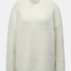 Krémový sveter s prímesou vlny Selected Femme Fregina