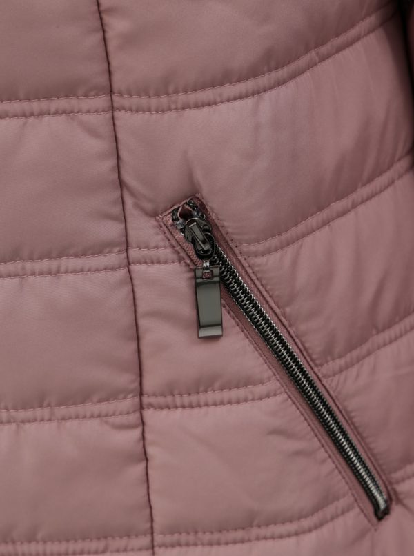 Staroružová zimná prešívaná bunda Ulla Popken